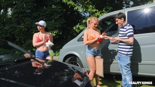 Watch Natural Tits Car Wash - free HD porn on FREE-FULL-PORN.COM