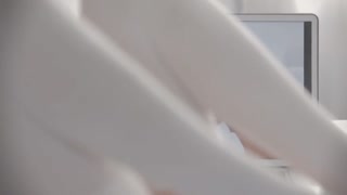 Anna M - Young Brunette Tease in Stockings - free porn in 4K FREE-FULL-PORN.COM
