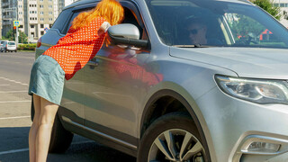 Watch Hitchhiker Slut Takes Big Cock in Car Ride - free HD porn on FREE-FULL-PORN.COM