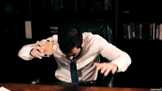 Mira Brunette with Tattoos Sucks & Fucks in the Office - porno HD gratis en FREE-FULL-PORN.COM
