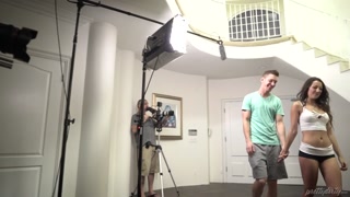 Lily Adams Takes Stepbrother’s Cock – BTS Action - หนังโป๊ฟรีใน 4K FREE-FULL-PORN.COM