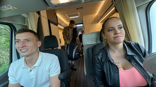 Watch Hitchhiker Musician Picked Up by Czech Hottie Jennifer Mendez for BangVan Sex - free HD porn on FREE-FULL-PORN.COM