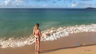 Guarda Skinny Redhead Kristen Scott - Wild GF POV Fuck on Sand - porno HD gratuito su FREE-FULL-PORN.COM