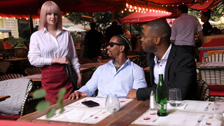 Watch Blonde Waitress Eliz Benson's Threesome with 2 Black Guys - free HD porn on FREE-FULL-PORN.COM